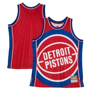 Detroit Pistons Hardwood Classics Blown Out Fashion Jersey Vibrant Red - Collectionner ce maillot rare - Augmentez la valeur de votre collection