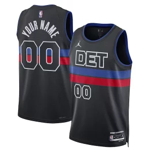 Detroit Pistons Jordan Brand Unisex 2022/23 Swingman Custom Unique Jersey Statement Edition Blue - Fait à la main - Un produit unique et de qualité