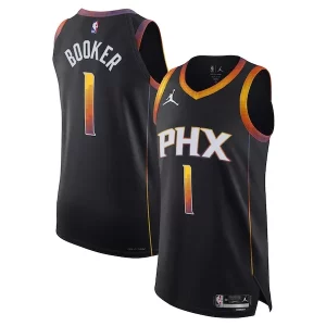 Devin Booker Phoenix Suns Jordan Brand Authentic Luxueux Player Jersey Statement Edition Black - Maillot de marque reconnue - Faites confiance à la qualité