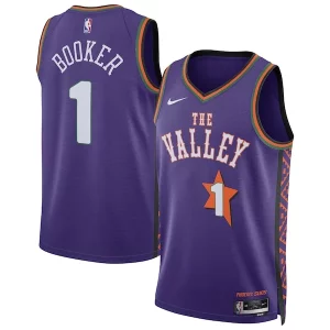 Devin Booker Phoenix Suns Exquisite Nike Unisex 2024/25 Swingman Player Jersey City Edition Purple - Giftez-le à un fan dévoué - Livraison en temps pour les fêtes