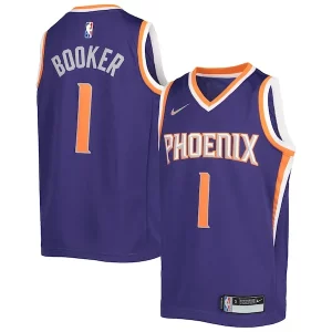 Devin Booker Phoenix Suns Nike Youth 2021/22 Diamond Superbe Swingman Jersey Icon Edition Purple - Giftez-le à un fan dévoué - Livraison en temps pour les fêtes