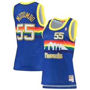 Dikembe Mutombo Incontournable Denver Nuggets Women's 1991/92 Hardwood Classics Swingman Jersey Royal - Nouvelle arrivée - Êtes-vous prêt pour la saison ?