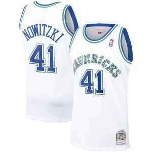 Dirk Nowitzki Dallas Mavericks 1998/99 Hardwood Classics Swingman Jersey White Exquisite - Pour les amateurs de basketball passionnés - Livraison rapide