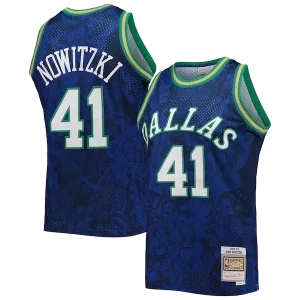 Dirk Nowitzki Dallas Mavericks Hardwood Classics 1998/99 Lunar New Year Swingman Jersey Blue Gracieux - Offre d'achat groupé - Achetez avec vos amis et économisez