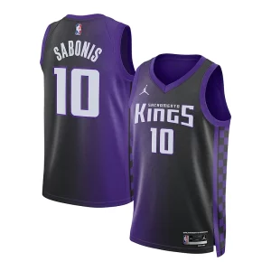 Domantas Sabonis Gracieux Sacramento Kings Jordan Brand Unisex Swingman Jersey Statement Edition Purple - Collectionner ce maillot rare - Augmentez la valeur de votre collection