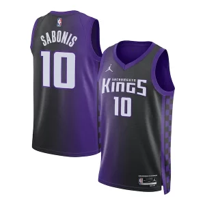 Domantas Splendide Sabonis Sacramento Kings Jordan Brand Unisex Swingman Jersey Statement Edition Purple - Édition limitée - Uniques dans leur genre