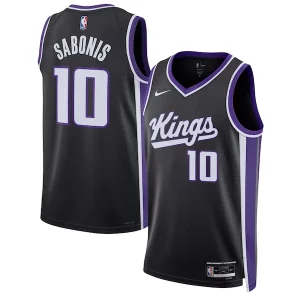 Domantas Sabonis Sacramento Kings Nike Unisex Prime Swingman Jersey Icon Edition Black - Pour les joueurs de basketball amateurs - Adapté à tous les styles de jeu