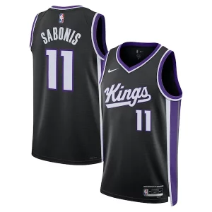 Domantas Sabonis Sacramento Kings Nike Unisex Swingman Unique Player Jersey Icon Edition Black - Idéal pour les soirées de sport - Montrez votre style