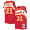 Dominique Wilkins Atlanta Hawks Youth 1986/87 Hardwood Classics Swingman Throwback Jersey Incontournable Red - Pour les amateurs de basketball passionnés - Livraison rapide