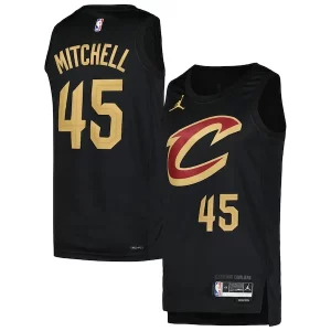 Donovan Mitchell Cleveland Personalisable Cavaliers Jordan Brand Swingman Player Jersey Statement Edition Black - Confort et style combinés - Pour un look exceptionnel