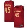 Donovan Mitchell Cleveland Cavaliers Premium Nike Swingman Player Jersey Icon Edition Wine - Maillot de championnat - Revivez les victoires glorieuses