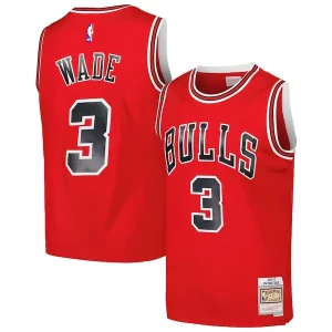 Dwyane Wade Chicago Bulls 2016/17 Hardwood Classics Swingman Jersey Red Élégant - Maillot authentique - Reproduit avec soin