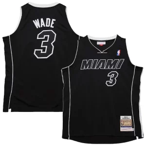 Dwyane Élégant Wade Miami Heat 2011/12 Hardwood Classics Authentic Jersey Black - Dernières unités - Ne manquez pas cette opportunité