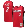 Dwyane Wade Miami Heat Big & Tall Hardwood Prime Classics 2005/06 Swingman Jersey Red - Pour les fans de la ligue - Un maillot authentique de la compétition