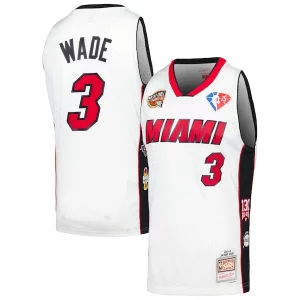 Dwyane Wade Miami Tendance Heat Unisex Hall of Fame Class of 2023 Throwback Swingman Jersey White - Dernières unités - Ne manquez pas cette opportunité