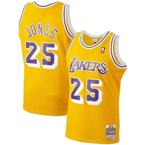 Ed Jones Los Angeles Lakers 1994/95 Hardwood Classics Swingman Jersey Luxueux Gold - Parfait pour le match jour - Montrez votre support avec style