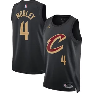 Evan Mobley Cleveland Cavaliers Jordan Brand Unisex Swingman Tendance Jersey Statement Edition Black - Offre spéciale - Achetez maintenant et économisez