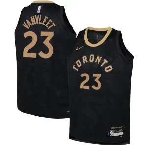 Fred VanVleet Toronto Raptors Nike Youth 2022/23 Prime Swingman Jersey City Edition Black - Pour les joueurs de basketball amateurs - Adapté à tous les styles de jeu