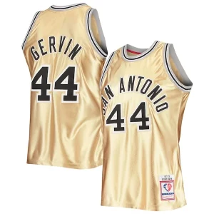 George Gervin San Antonio Spurs 75th Anniversary 1977/78 Hardwood Confortable Classics Swingman Jersey Gold - Collectionner ce maillot rare - Augmentez la valeur de votre collection