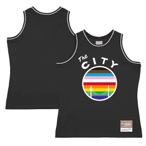 Golden State Warriors Notable Hardwood Classic Pride Jersey Black - Fait à la main - Un produit unique et de qualité