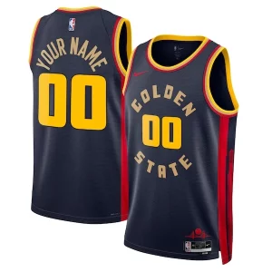 Golden State Warriors Nike Unisex 2024/25 Custom Swingman Jersey City Charming Edition Navy - Maillot de collection - Un bijou pour les amateurs