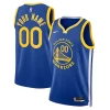 Golden State Tendance Warriors Nike Unisex Swingman Custom Jersey Royal Icon Edition - Parfait pour le match jour - Montrez votre support avec style