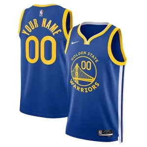 Golden State Tendance Warriors Nike Unisex Swingman Custom Jersey Royal Icon Edition - Parfait pour le match jour - Montrez votre support avec style