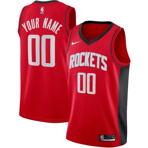 Houston Rockets Nike Custom Swingman Jersey Bold Icon Edition Red - Promotion limitée - Profitez de la réduction avant qu'elle ne soit terminée