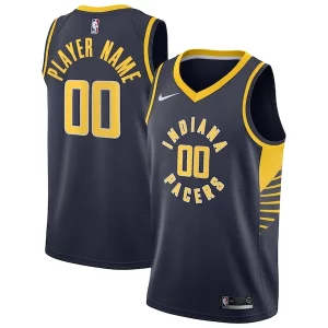 Indiana Personalisable Pacers Nike Swingman Custom Jersey Navy Icon Edition - Édition commemorative - Souvenez-vous des moments inoubliables