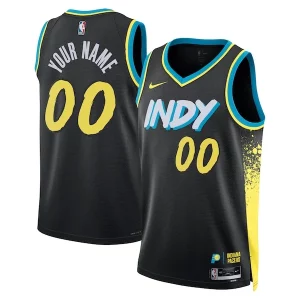 Indiana Pacers Nike Unisex Admirable 2023/24 Custom Swingman Jersey Black City Edition - Stock limité - Commandez vite votre maillot exclusif