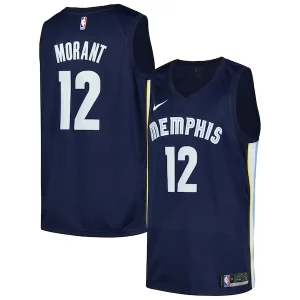 Ja Morant Memphis Sophistiqué Grizzlies Nike Swingman Player Jersey Icon Edition Navy - Giftez-le à un fan dévoué - Livraison en temps pour les fêtes