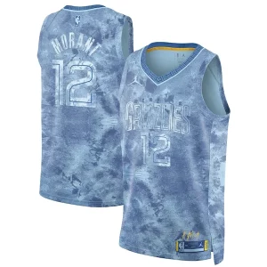 Ja Morant Memphis Grizzlies Nike Unisex Select Series Collectible Swingman Jersey Light Blue - Style contemporain - Restez à la mode avec ce maillot