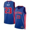 Jaden Ivey Detroit Pistons Nike Unisex 2022 NBA Draft First Round Pick Swingman Jersey Icon Edition Blue Classique - Maillot de marque reconnue - Faites confiance à la qualité