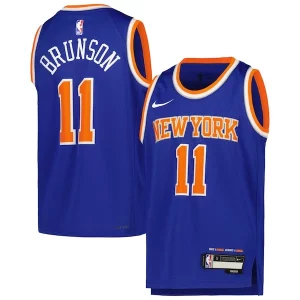 Jalen Brunson New York Sophistiqué Knicks Nike Youth Swingman Jersey Icon Edition Blue - Pour les matchs d'athlétisme - Restez frais et confortable