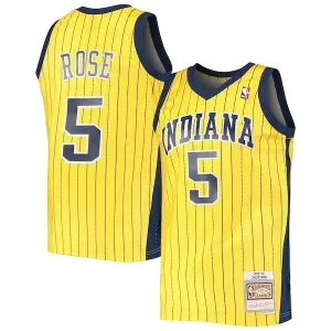 Jalen Rose Indiana Pacers 1999/00 Hardwood Classics Swingman Superbe Jersey Gold - Confort et style combinés - Pour un look exceptionnel