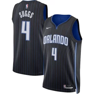 Jalen Suggs Orlando Magic Nike Unisex Swingman Jersey Superbe Icon Edition Black/White - Maillot authentique - Reproduit avec soin
