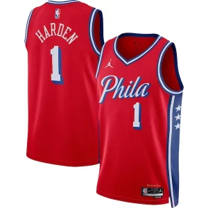 James Harden Philadelphia 76ers Jordan Brand Unisex Swingman Moderne Jersey Statement Edition Red - Maillot authentique - Reproduit avec soin