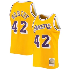 James Worthy Los Angeles Lakers 1984/85 Personalisable Hardwood Classics Swingman Jersey Gold - Fait à la main - Un produit unique et de qualité