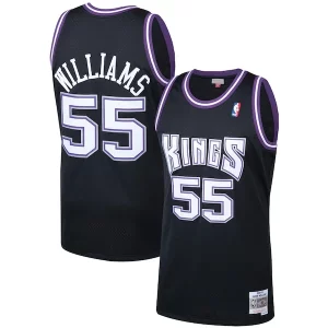 Jason Williams Sacramento Magnifique Kings 2000/01 Hardwood Classics Swingman Jersey Black - Maillot de collection - Un bijou pour les amateurs