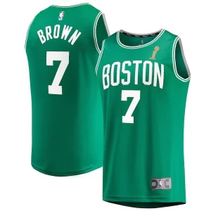 Jaylen Brown Boston Celtics 2024 NBA Unique Finals Champions Fast Break Replica Player Jersey Kelly Green Icon Edition - Dernières unités - Ne manquez pas cette opportunité