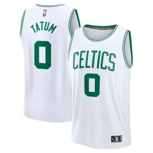 Jayson Tatum Boston Celtics Fast Break Replica Player Jersey Unique Association Edition White - Parfait pour le match jour - Montrez votre support avec style