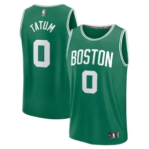 Jayson Tatum Boston Celtics Youth Fast Break Replica Player Jersey Icon Edition Bold Kelly Green - Pour les matchs d'athlétisme - Restez frais et confortable
