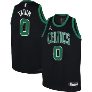 Jayson Tatum Boston Celtics Jordan Brand Youth Swingman Personalisable Jersey Statement Edition Black - Événement exclusif - Soyez l'un des premiers à avoir ce maillot