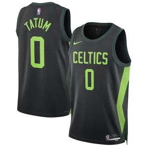 Jayson Tatum Boston Celtics Nike Unisex 2024/25 Swingman Exquisite Player Jersey City Edition Black - Vêtement de fan emblématique - Montrez votre amour pour l'équipe
