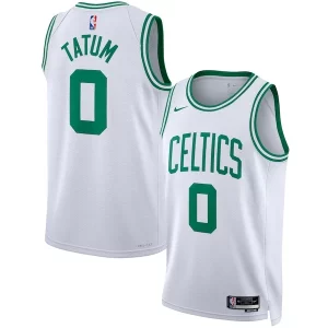 Jayson Tatum Boston Celtics Nike Unisex Swingman Charming Jersey Association Edition White - Édition commemorative - Souvenez-vous des moments inoubliables