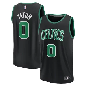 Jayson Tatum Boston Celtics Fast Stylish Break Replica Player Jersey Statement Edition Black - Confort et style combinés - Pour un look exceptionnel