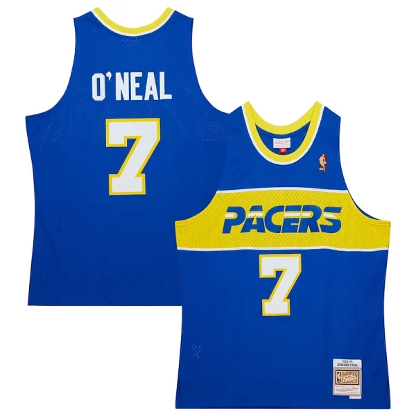 Jermaine O'Neal Indiana Bold Pacers 2004/05 Hardwood Classics Swingman Jersey Royal - Giftez-le à un fan dévoué - Livraison en temps pour les fêtes