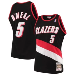 Jermaine O'Neal Uniques Portland Trail Blazers 1999/00 Hardwood Classics Swingman Jersey Black - Pour les amateurs de basketball passionnés - Livraison rapide