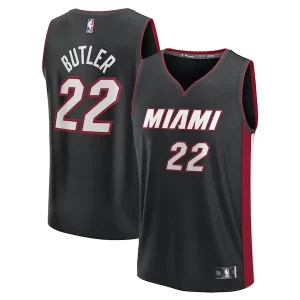 Jimmy Butler Miami Heat Youth Fast Break Replica Player Jersey Icon Personalisable Edition Black - Maillot de qualité supérieure - Durable et résistant
