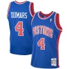 Joe Dumars Detroit Pistons Captivant 1988/89 Hardwood Classics Swingman Jersey Blue - Vêtement de fan emblématique - Montrez votre amour pour l'équipe